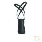 HÖPFNER Shopper Ledertasche schwarz | Handgefertigtes Einzelstück