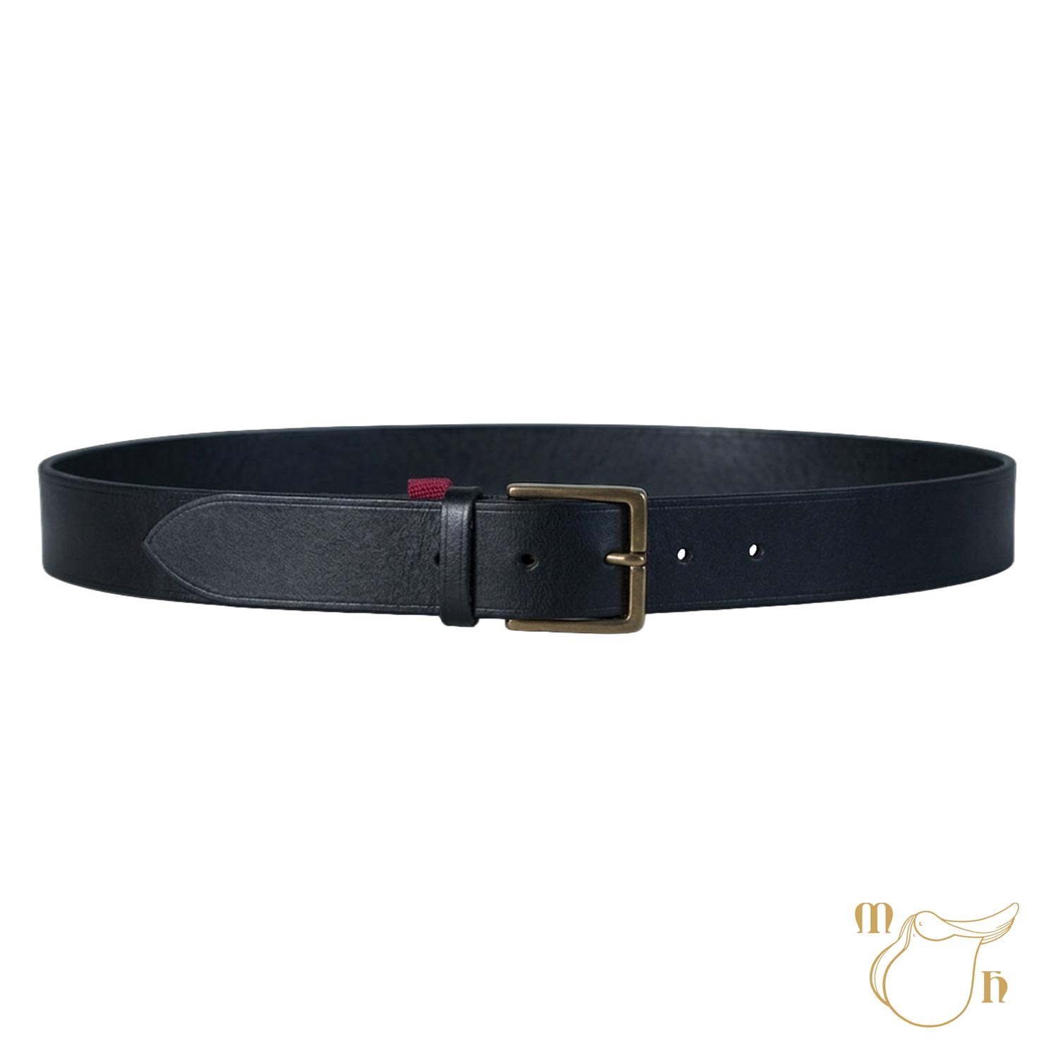 Hoepfner-Guertel-Schwarz-Messingschnalle-35mm