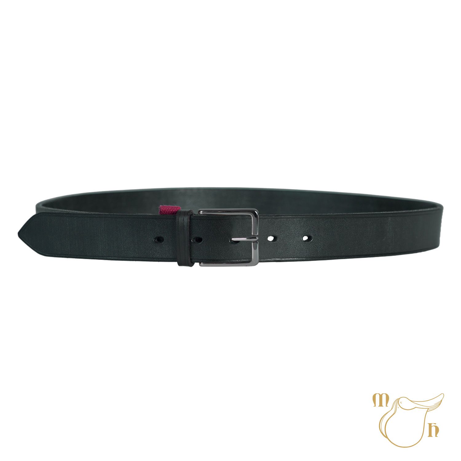 HÖPFNER 30 mm Ledergürtel mit Silberschnalle