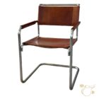 HÖPFNER Freischwinger Stuhl in cognac