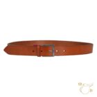 Hoepfner-Guertel-Cognac-Silberschliesse-30mm
