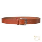 Hoepfner-Guertel-Cognac-Silberschliesse-40mm