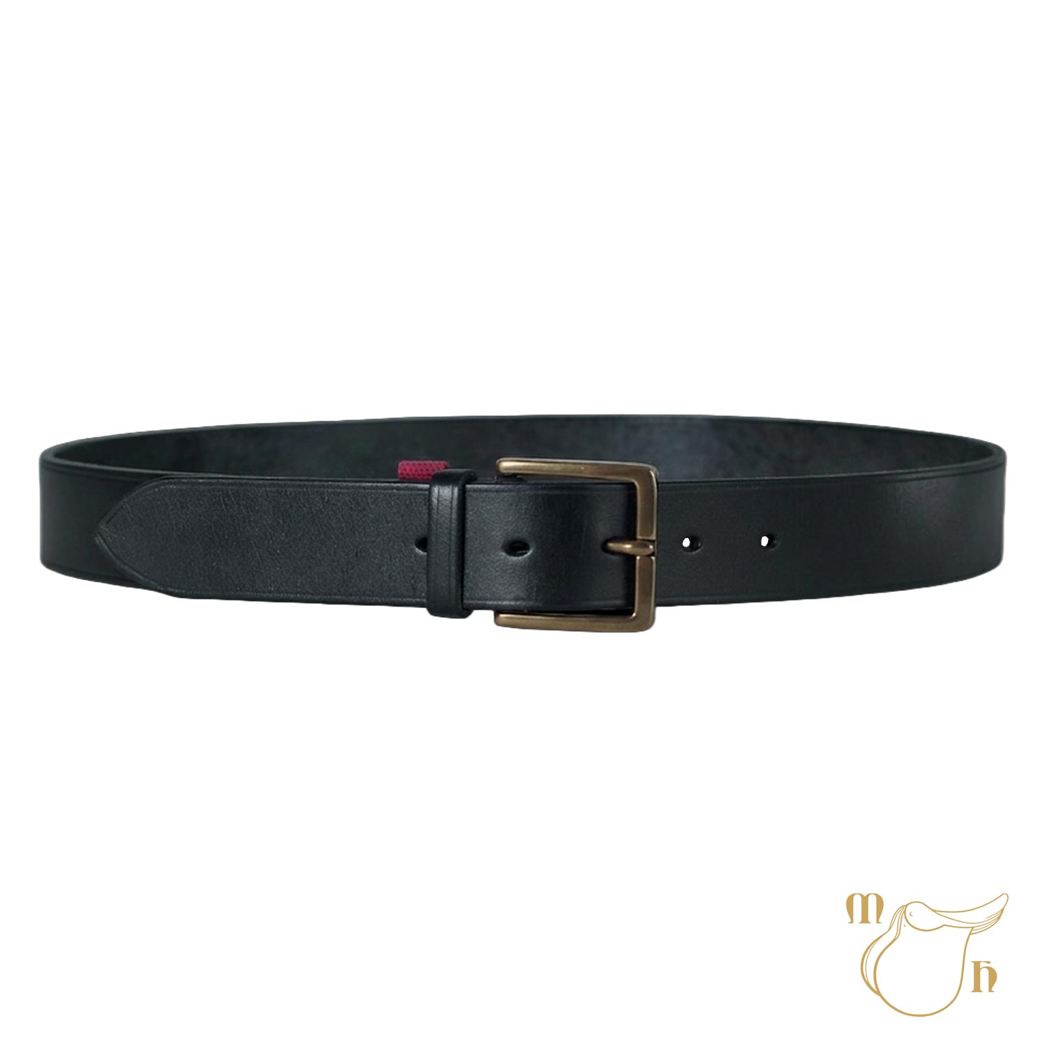 Hoepfner-Guertel-Schwarz-Messingschnalle-40mm